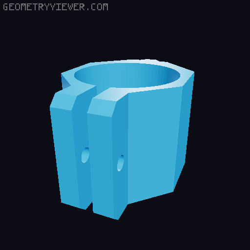 InsertMate - Accurate Heat Insert Guide (parametric) 3D model thumbnail