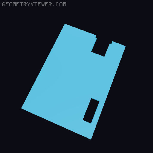 Case for F9PX1 board. 3D model thumbnail