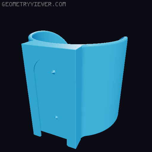 Multiboard flask holders in various sizes 3D model thumbnail