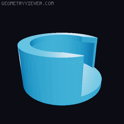 Soft Tape Measure Spool-  NO Glue 3D model thumbnail