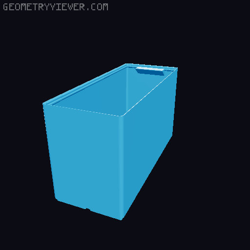 Gridfinity cups height 16 (116mm) collection 3D model thumbnail