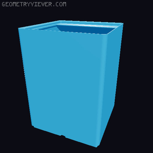 Gridfinity cups height 16 (116mm) collection 3D model thumbnail