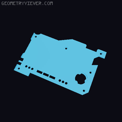Model 303 Wallet Multitool 3D model thumbnail