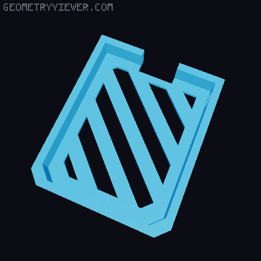 ESP32 D1 Mini Case 3D model thumbnail