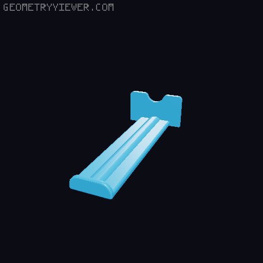 GOEWS - Euroslot Pegboard/Product Hanger 3D model thumbnail