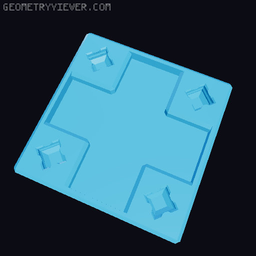 PrintABlok.....longer, wider, diagonaler 3D model thumbnail