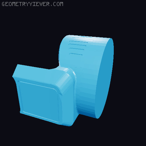 Elegoo Neptune 4 belt tension stopper 3D model thumbnail