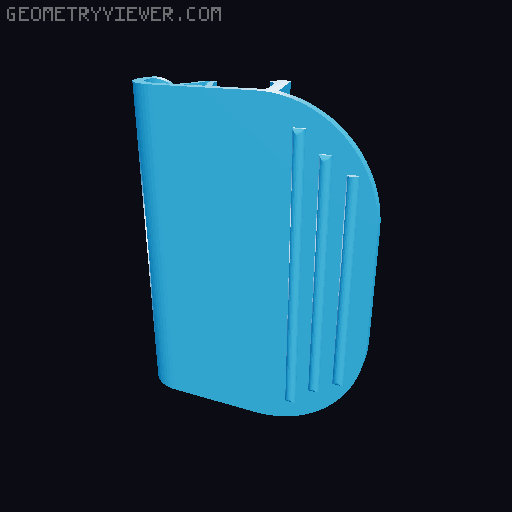 Drying Rack Locking Clip Generator 3D model thumbnail