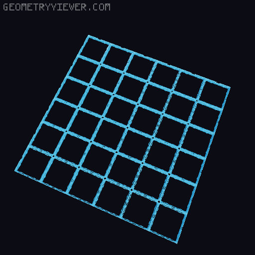 CLCKbase with Screw Holes, Sizes up to 9x9, Gridfinity Baseplate 3D model thumbnail