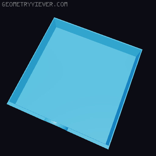 Gridfinity Drawers Chest 4x4 3D model thumbnail