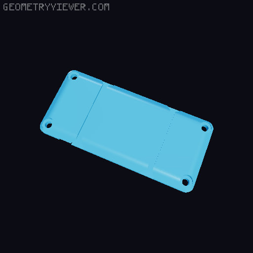 Raspberry Pi Zero 2 W Case with Heatsink & GPIO Cutouts (LED Power/Ground) for Prusa Mini 3D model thumbnail