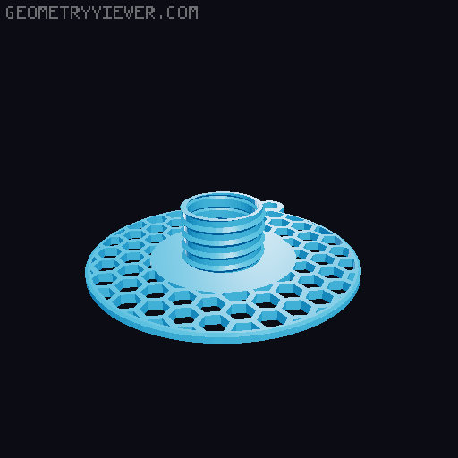 Filament Spool Keychain (Remix) 3D model thumbnail