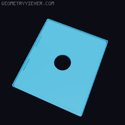 Lid for simple Box mk4 compatible 3D model thumbnail