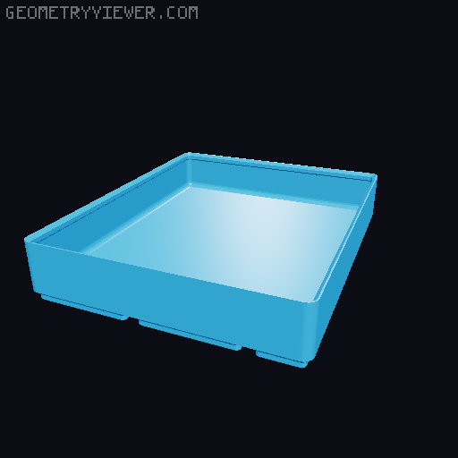 Fractional Gridfinity Expanded 3D model thumbnail