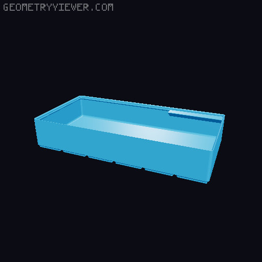Gridfinity cups height 6 (46mm) collection 3D model thumbnail