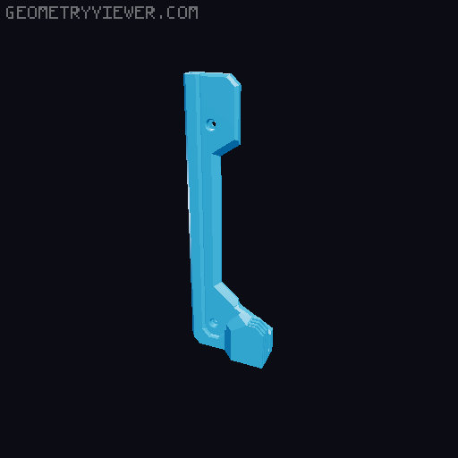 270 Hinge Combined with Cover and Base Plate Holder 3D model thumbnail