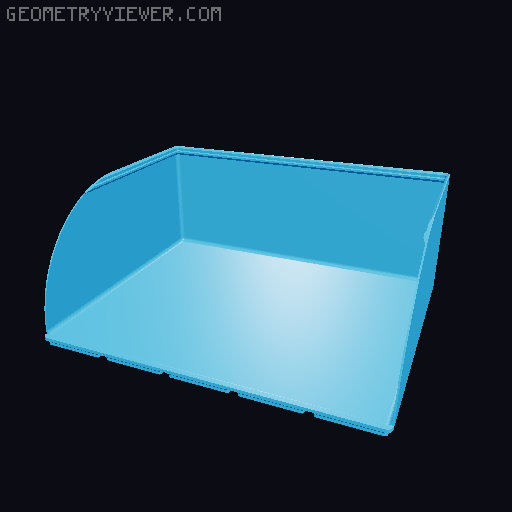 Gridfinity rouded bins collection all sizes 3D model thumbnail