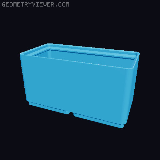 Systainer Mini Gridfinity (small + normal build plate) 3D model thumbnail