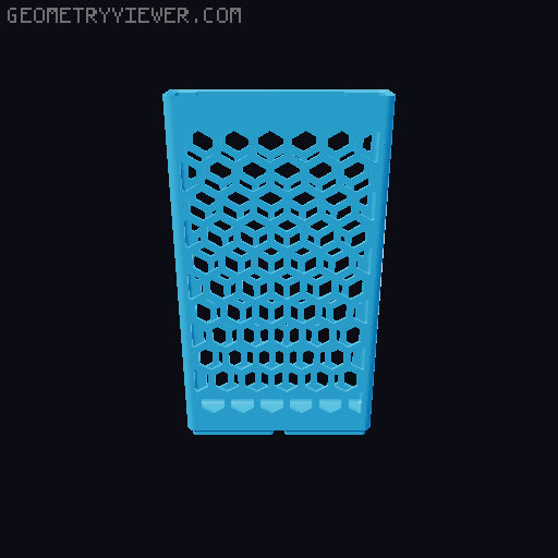 Gridfinity Hex Bins all sizes 3D model thumbnail