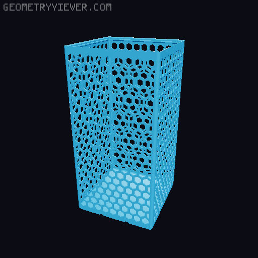 Gridfinity Hex Bins all sizes 3D model thumbnail