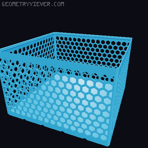 Gridfinity Hex Bins all sizes 3D model thumbnail