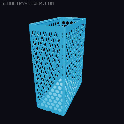 Gridfinity Hex Bins all sizes 3D model thumbnail