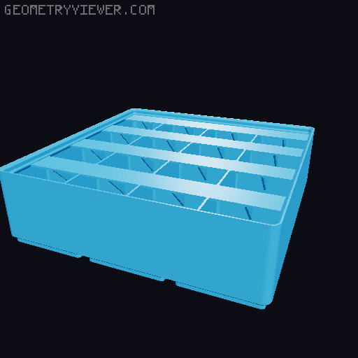 Gridfinity Ultra Light Bins - Divider Label Edition 3D model thumbnail