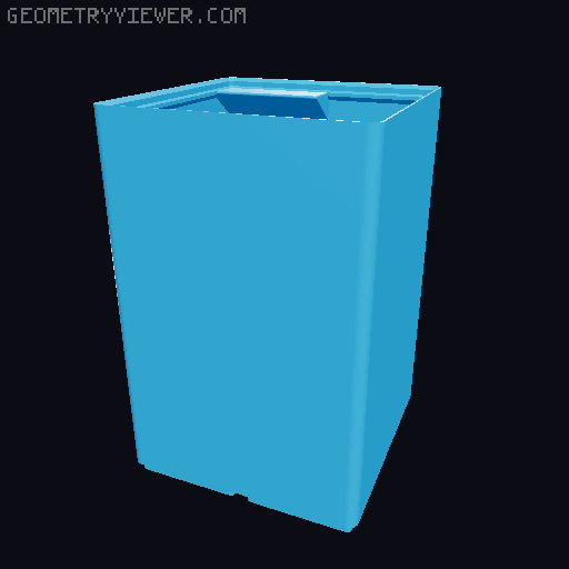 Gridfinity cups height 18 (130mm) collection 3D model thumbnail