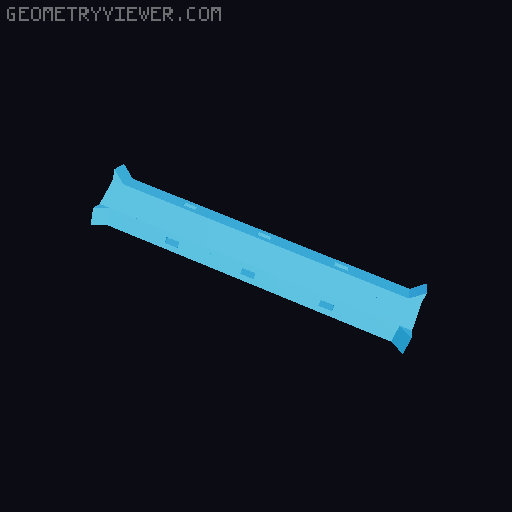 openGrid - Angle connector 3D model thumbnail