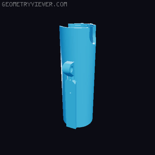 Grenade Launcher Airsoft 40mm - Barrel Extensions 3D model thumbnail