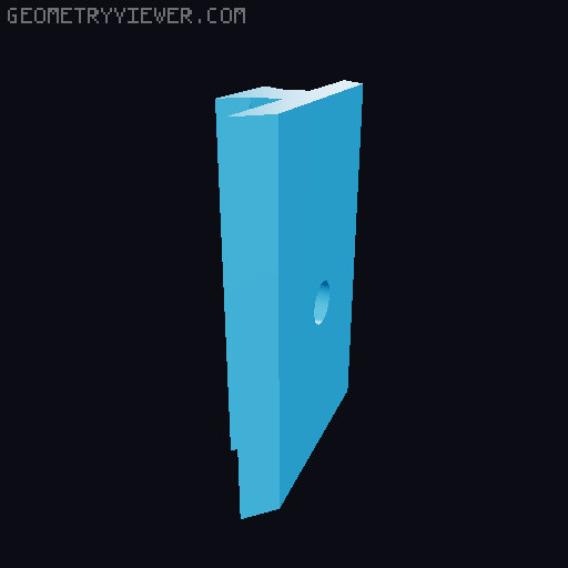 replacement clip for koss portapro wireless 2.0 3D model thumbnail