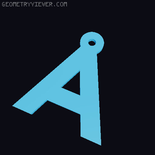 ÆØÅ and some special symbols for @flowalistik Letter Board 3D model thumbnail