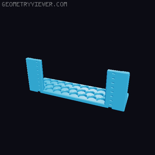 Paintbrush holder 3D model thumbnail