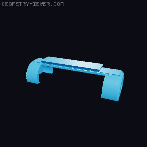 Faketec-18650 case 3D model thumbnail