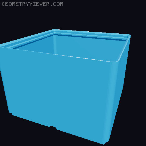 Gridfinity cups height 8 (60mm) collection 3D model thumbnail