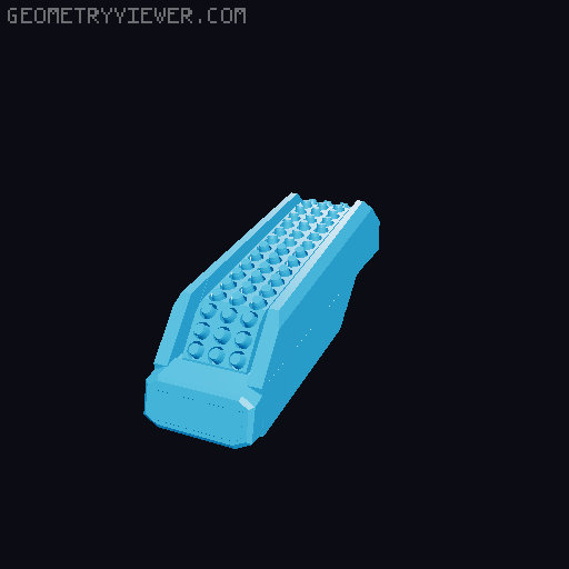 Sci-fi Battleship/Carrier  3D model thumbnail