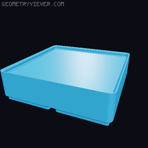 Filled-in Gridfinity Boxes (For Customization) 3D model thumbnail