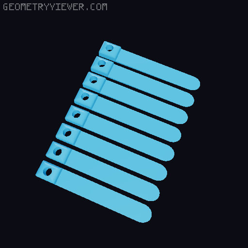 Model A Day Challenge - Day 74 - Harmonica 3D model thumbnail