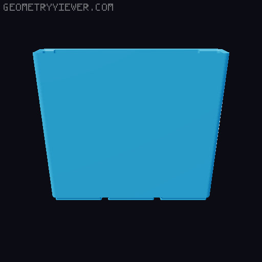 Gridfinity cups height 16 (116mm) collection 3D model thumbnail