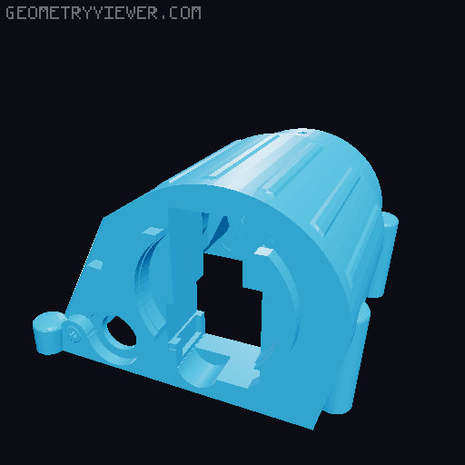 PVS 420 thermal vision 50Hz low budget 18650 monocular  (256X192, 384X288, 640X512) 3D model thumbnail