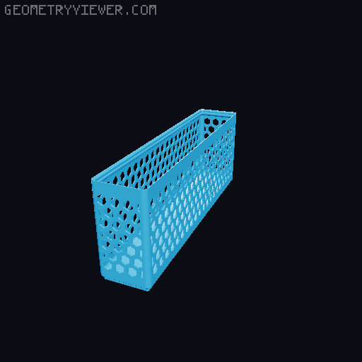 Gridfinity Hex Bins all sizes 3D model thumbnail