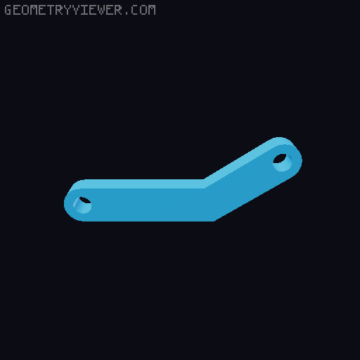 Rubber band gun (6 shots) 3D model thumbnail