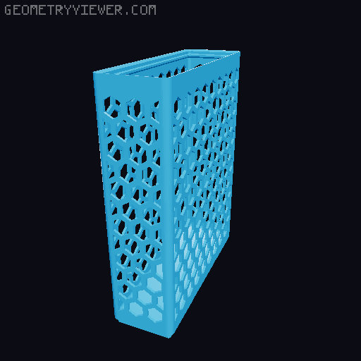 Gridfinity Hex Bins all sizes 3D model thumbnail