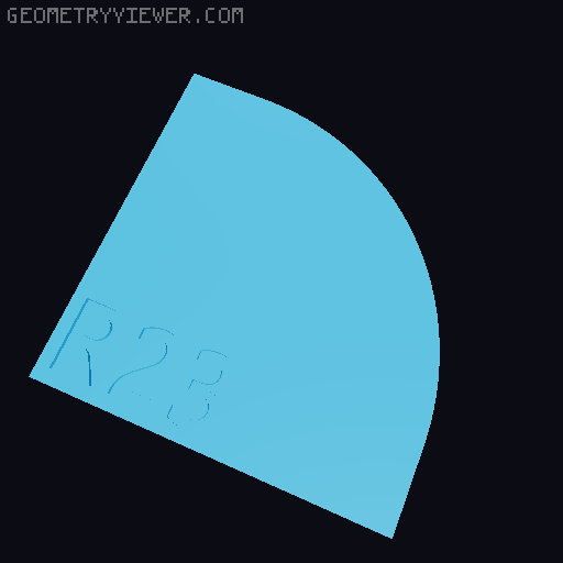 Radius Gauge - Convex & Concave 3D model thumbnail