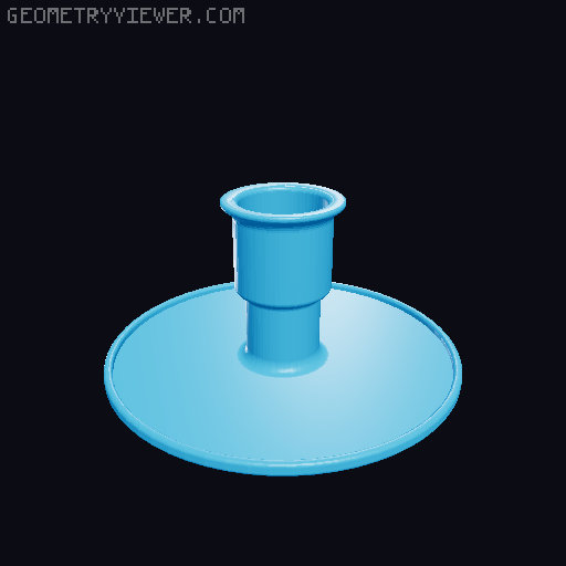Model A Day Challenge - Day 59 - Candle 3D model thumbnail
