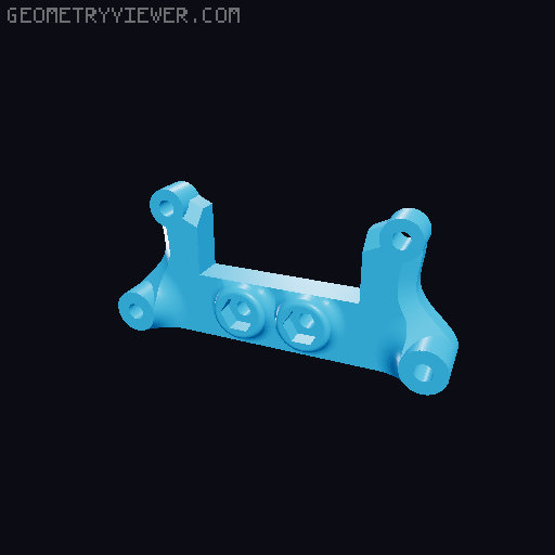EXPLORER-MK1 3D PRINTED 1:10 RC CHASSIS 3D model thumbnail