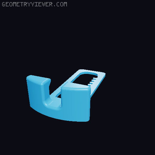 phone surface mount for car 3D model thumbnail