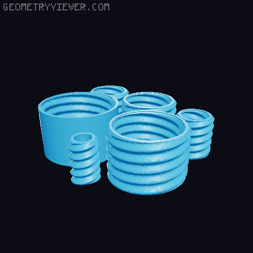 Annoying Nested Screw Gift Box 3D model thumbnail