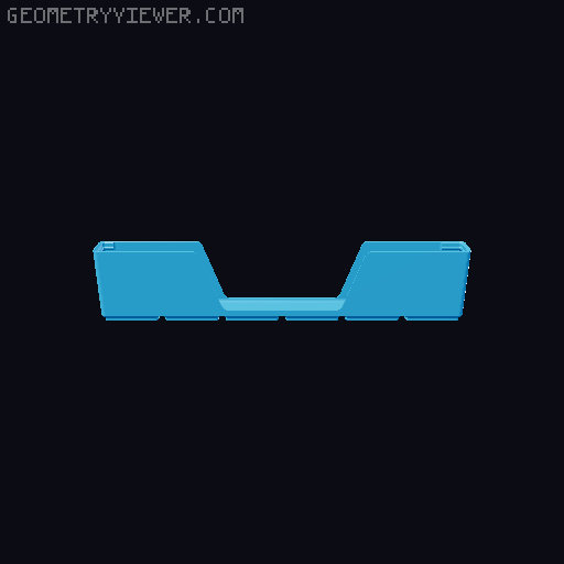 Gridfinity wall cutout collection 3D model thumbnail