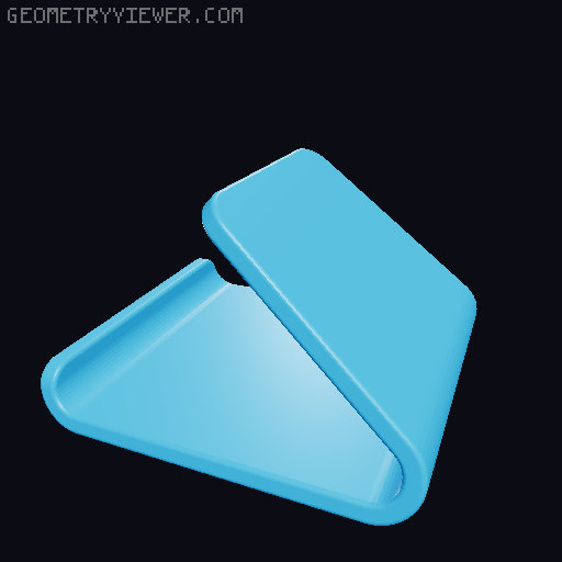 Phone Stand Holder Seamless : print on side 3D model thumbnail